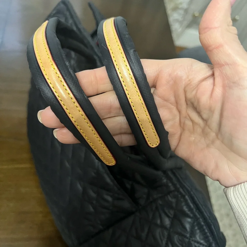 MZ Wallace Black Quilted Large Box Tote II - Picture 3 of 7